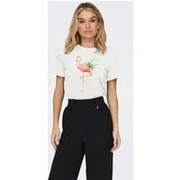 ONLY Kurzarmshirt ONLKITA LIFE REG S/S MIX TOP CS JRS EX. Baumwolle, regular fit