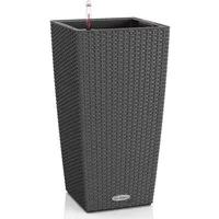 Lechuza® Pflanzkübel Lechuza Pflanzgefäß Cubico Cottage 30 granit