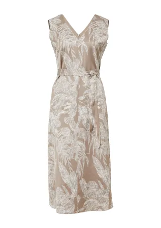 comma - Kleid beige - Gr. - 42