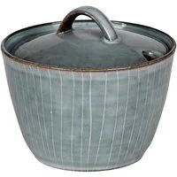 Broste Copenhagen Zuckerdose Broste Copenhagen Nordic Sea Zuckerdose Steingut Soft Blue