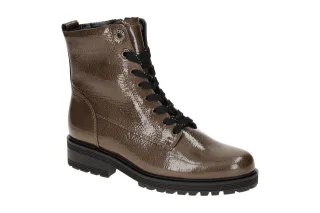 Gabor 72.765.81 Damen Stiefeletten braun cacao gold LaceUp Boots
