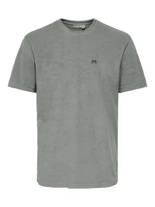 ONLY&SONS - ONSTELLAS REG SS FROTTE TEE Sedona Sage - Gr. - S