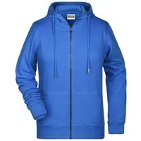 James & Nicholson Kapuzensweatjacke Leicht taillierte Damen Sweatjacke aus French Terry 8025 in Bio-Qualität