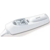 BEURER Ohr-Fieberthermometer FT 58 mit Signalton bei Messende, Infrarot-Messtechnik, Hygienische Messung dank Abwurf der Schutzkappe ohne Hautkontakt