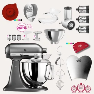 KitchenAid Artisan 4,8 Liter KSM175 Spar-Set mit Gemüseschneider &...