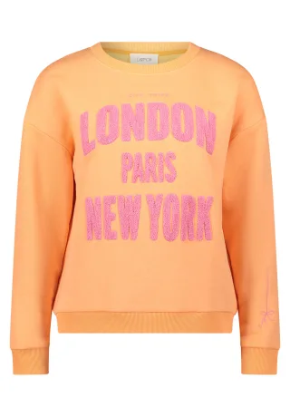 CARTOON - Sweatshirt Patch Orange/Pink - Gr. - 42