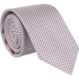 Willen - Krawatte 100% Polyester rosa - Gr. - OS