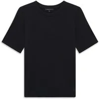 bugatti T-Shirt aus 100% Viskose mit Rundhalsausschnitt