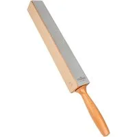 Schmiedeglut Messerschärfer Diamantleder Unlimited 5-in-1 Messerschärfer, Diamant & Abziehleder, Inkl. Rundstab für Wellenschliff, Made in Germany