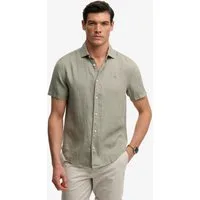 Superdry Leinenhemd RIVIERA S/S LINEN SHIRT aus 100% Leinen