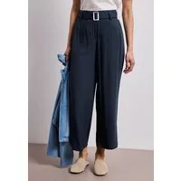 STREET ONE Stoffhose mit Gürtel