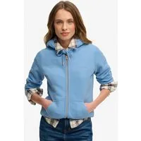 Superdry Kapuzensweatjacke Essential Logo Ziphood Hb Mit Logostickerei