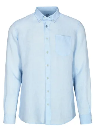 COMMANDER Finest Clothing - Hemd, 1/1 Arm chambray blue - Gr. - XL