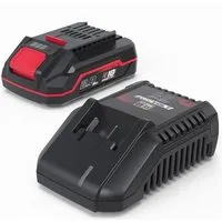 Güde GÜDE Starterset Ladegerät + 18V E³ Systemakku 2.0 Ah LGAP 18-3020 P Akku Starter-Set