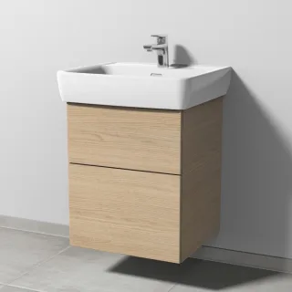 Sanipa 3way Waschtischunterbau zu Laufen Pro A Waschtisch mit 2 Auszügen, Eiche-Nordic SM75548