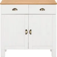 Home affaire Unterschrank Oslo 85 cm breit, 38 cm tief, als Sideboard nutzbar, 2 Türen, 2 Schubladen