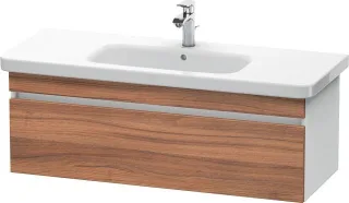 Duravit DuraStyle Waschtischunterbau wandhängend Nussbaum & Weiß Matt 1130x448x398 mm - DS639507918 DS639507918