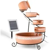 blumfeldt Wasserspiel Empoli, 38 cm Breite, brunnen spring zimmer zier brunnen led-beleuchtung terasse