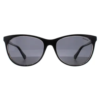 Polaroid Cat Eye Damen Schwarz Kristall Grau Polarisiert PLD 4161/S