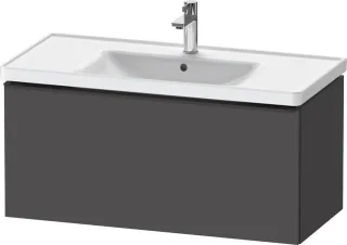 Duravit D-Neo Waschtischunterbau wandhängend Graphit Matt 984x452x440 mm - DE42560BD490000 DE42560BD490000