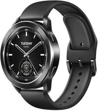 Xiaomi Watch S3 [inkl. Kautschuk-Armband schwarz] 47mm Aluminiumgehäuse schwarz
