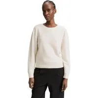 TOM TAILOR Denim V-Ausschnitt-Pullover mit Rippbündchen