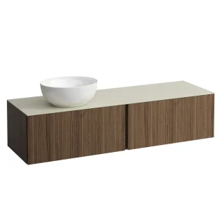 LAUFEN Waschtischunterschrank und Waschtischplatte ALESSI 500x1600x370  H4313550976301