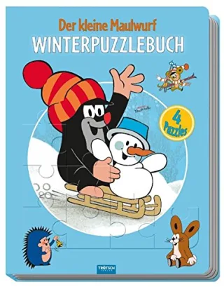 Trötsch Der kleine Maulwurf Winter Puzzlebuch: Beschäftigungsbuch Entdeckerbuch Puzzlebuch