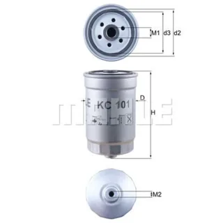 Mahle Kraftstofffilter Hyundai Kia KC101