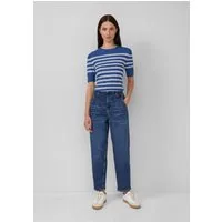 s.Oliver Weite Jeans Jeans-Hose Ankle Jeans / Regular Fit / High Rise / Barrel Leg / 360° Denim