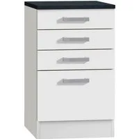 OPTIFIT Unterschrank Odense 50 cm breit, 50 cm tief, mit 3 Schubkästen und 1 Auszug