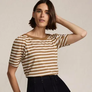 Supima-Shirt mit U-Boot-Ausschnitt für Damen, Damen, size: regular, Grün, Baumwolle, by Lands' End