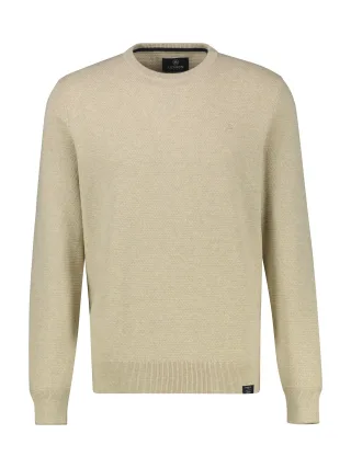 LERROS - O-NECK BUENDCHEN tender beige melange - Gr. - XXL