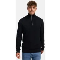 Kronstadt Strickpullover Herren KSCarlo Half-Zip Pullover Herrenpullover Half-Zip Feinstrickpullover