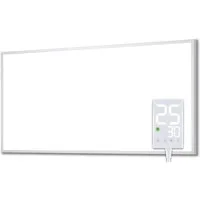 Heidenfeld Infrarotheizung 300-1000 W Elektroheizung HF-HP100-3 inkl. Thermostat - 10 J. Garantie, Fenster-Auf Erkennung - Infrarot Wandheizung Elektro Heizkörper