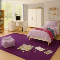 Snapstyle Kinderteppich Velours Kinderteppich Joy Kids, Eckig, Höhe: 8 mm