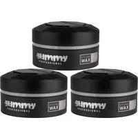 Gummy Professional Haarwachs Fonex Gummy Styling Wax Casual Look 3er Set je 150 ml (450ml)