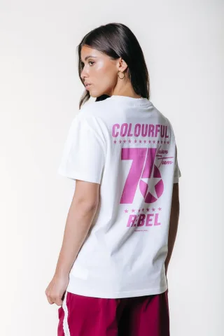 Colourful Rebel - CR 76 Loosefit Tee standard white - Gr. - S