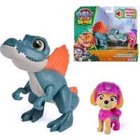 Spin Master Spielfigur PAW Patrol: Der Dino Film, Roaring Pups, Skye & Spinosaurus Dino-Figur, mit Soundeffekten