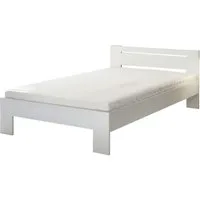 Pol-Power Bett in Weiß. Abmessungen (BxHxT) 125x71x204 cm