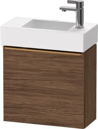 Duravit D-Neo Waschtischunterbau wandhängend Nussbaum dunkel Matt 484x222x440 mm - DE4219L04210000 DE4219L04210000