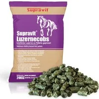 Supravit Luzernecobs 20kg - Luzernepellets mit hohem Anteil an Carotin Luzernecobs, Ergänzungsfutter für: Pferd