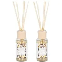 Levandeo® Luftbefeuchter, 2er Set Raumduft 100ml Vanille Lufterfrischer Stäbchen