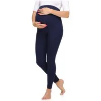 Merry Style Umstandsleggings Damen Lange Umstandshose aus Viskose MS10-297 (1-tlg) elastischer Bund