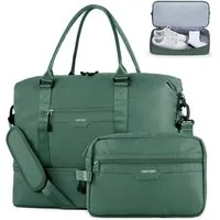TANTOMI Reisetasche Erweiterbares Reisetasche mit Schuhfach & Kulturbeutel (46x23x32 Handgepäck), Nassfach, Wasserdicht Travel Bag Fitnesstasche Trainingstasche