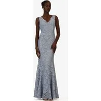 Kraimod Abendkleid mit V-Ausschnitt