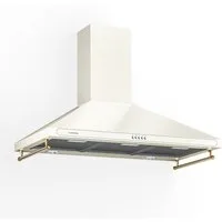 Klarstein Deckenhaube Victoria 90 Serie Victoria 90 Dunstabzugshaube 90 cm Retro 644,5 m³/h LED Reling Bronze Victoria 90, Abluft oder Umluft Abzughsaube Dunstabzug Ablufthaube Umlufthaube