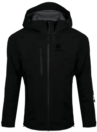 Damen Wanderjacke 3-Lagen Hardshell Schwarz