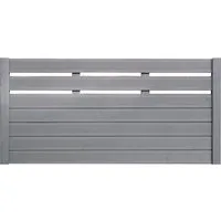 BM Massivholz Holzzaun, Fichte grau lasiert, LxH: 180x90 cm