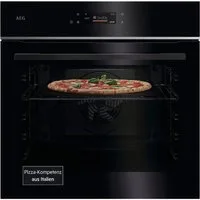AEG Pyrolyse Backofen 7000 TX7PB62WSB, Pyrolyse-Selbstreinigung, Pizza-Ofen: Pizza in 150 Sek. – bei 340 °C wie im Restaurant zu Hause
